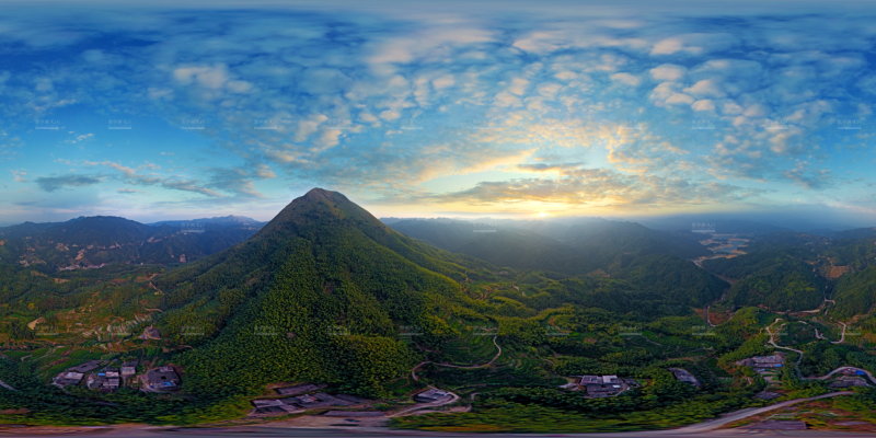 丰顺八乡山镇尖山村vr全景