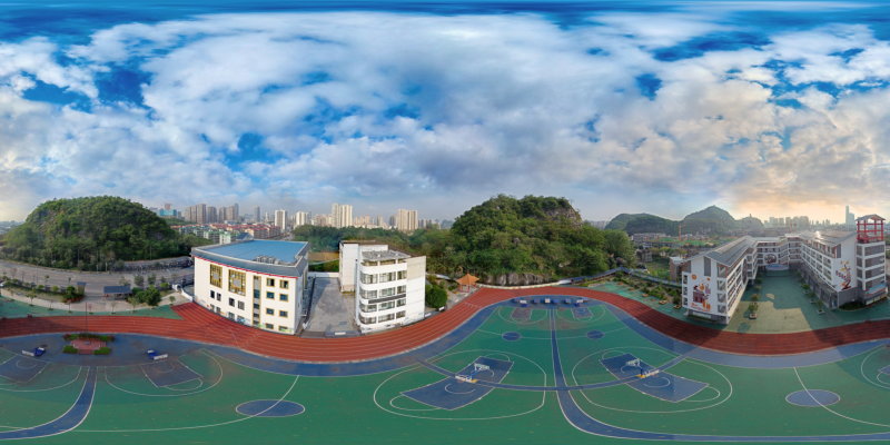 柳州窑埠街小学全景