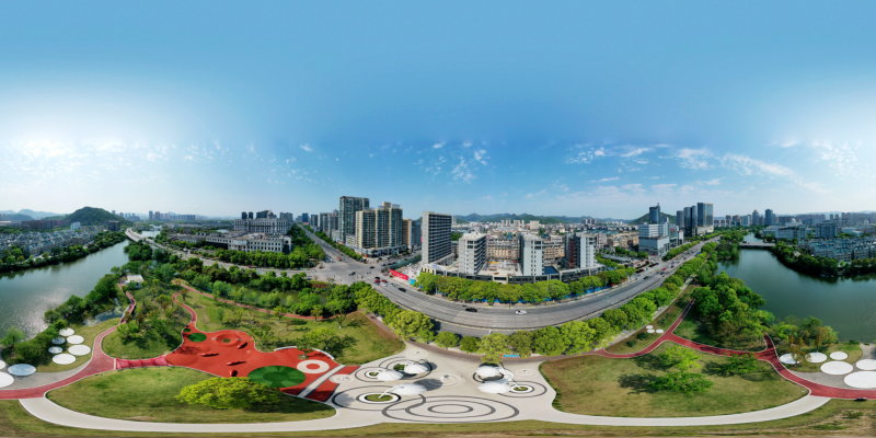 浙江省温岭市城东街道万昌中路口袋公园